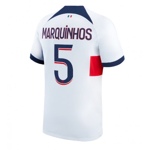 Pánský Fotbalový dres Paris Saint-Germain Marquinhos #5 2023-24 Venkovní Krátký Rukáv